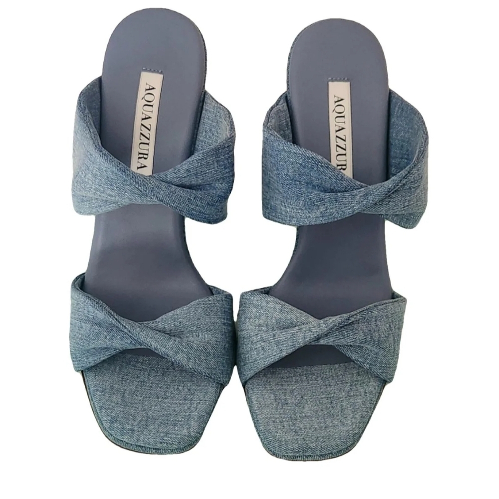 Aquazzura Women's Blue Sandals